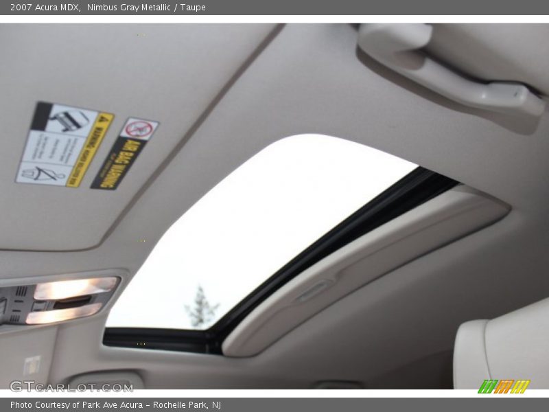 Nimbus Gray Metallic / Taupe 2007 Acura MDX
