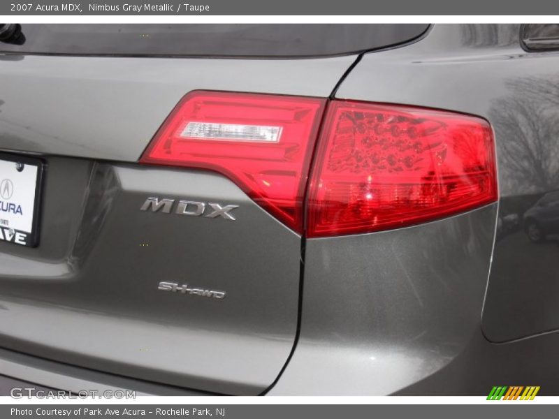 Nimbus Gray Metallic / Taupe 2007 Acura MDX