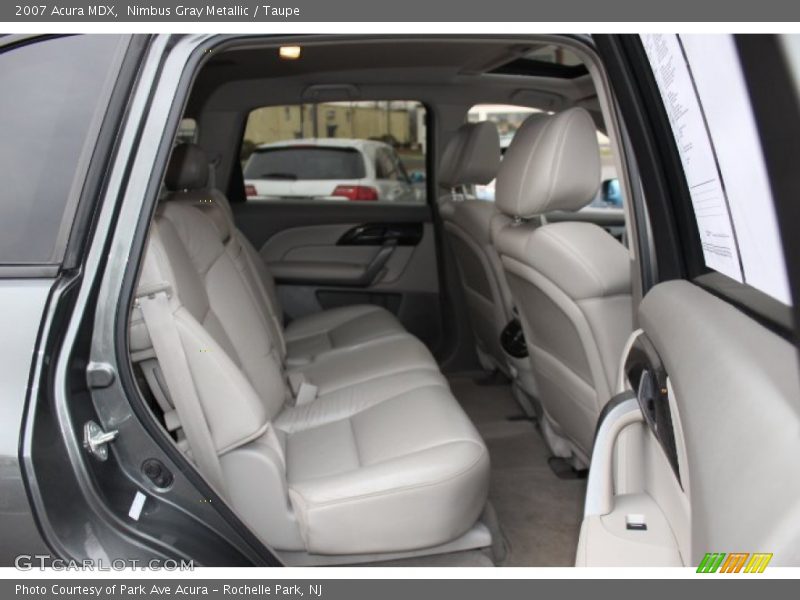Nimbus Gray Metallic / Taupe 2007 Acura MDX