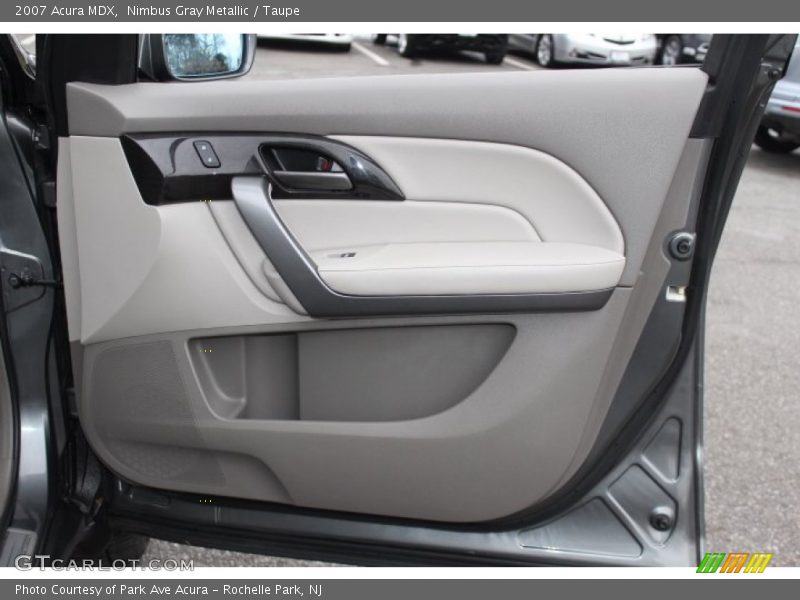 Nimbus Gray Metallic / Taupe 2007 Acura MDX