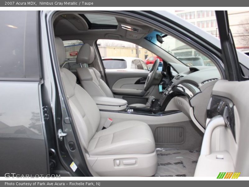 Nimbus Gray Metallic / Taupe 2007 Acura MDX