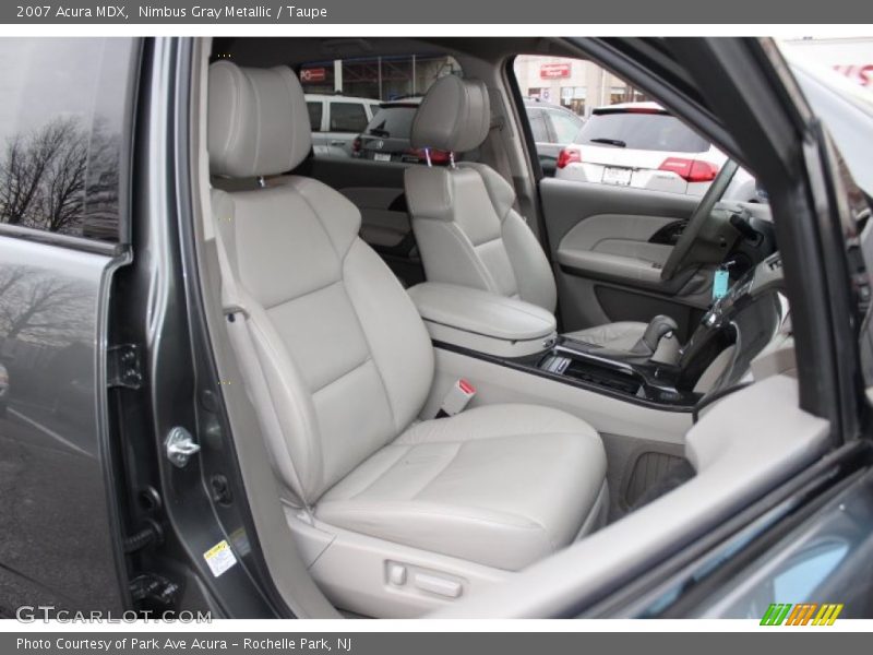 Nimbus Gray Metallic / Taupe 2007 Acura MDX