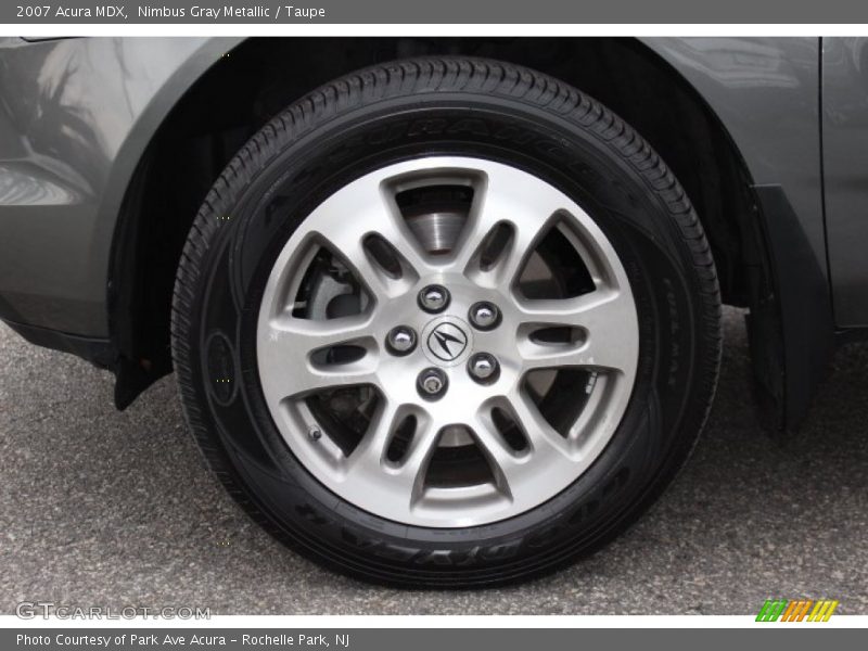 Nimbus Gray Metallic / Taupe 2007 Acura MDX