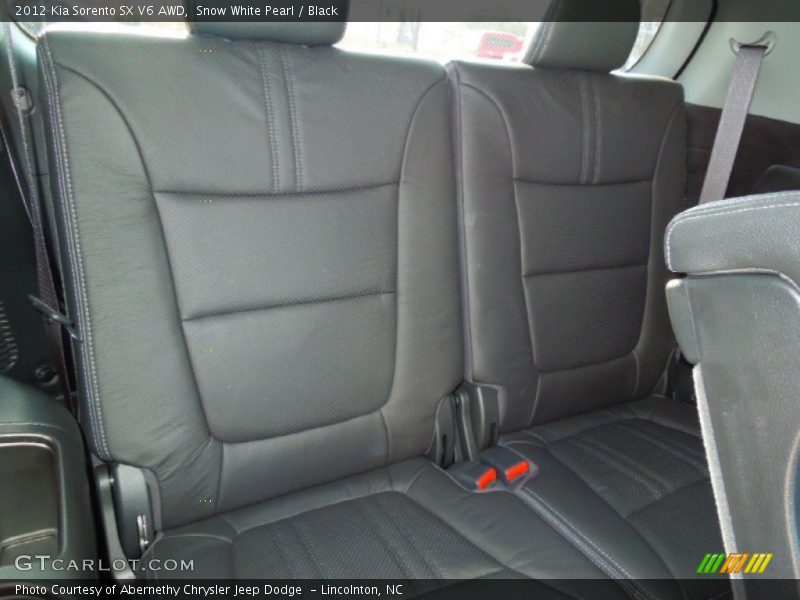 Snow White Pearl / Black 2012 Kia Sorento SX V6 AWD