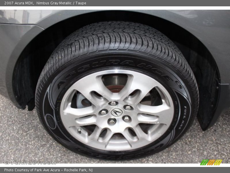 Nimbus Gray Metallic / Taupe 2007 Acura MDX