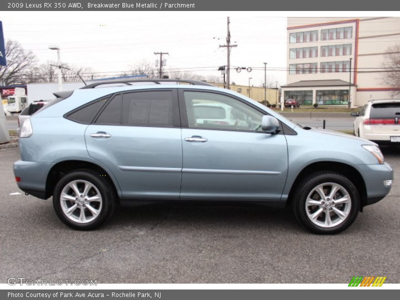 Breakwater Blue Metallic / Parchment 2009 Lexus RX 350 AWD