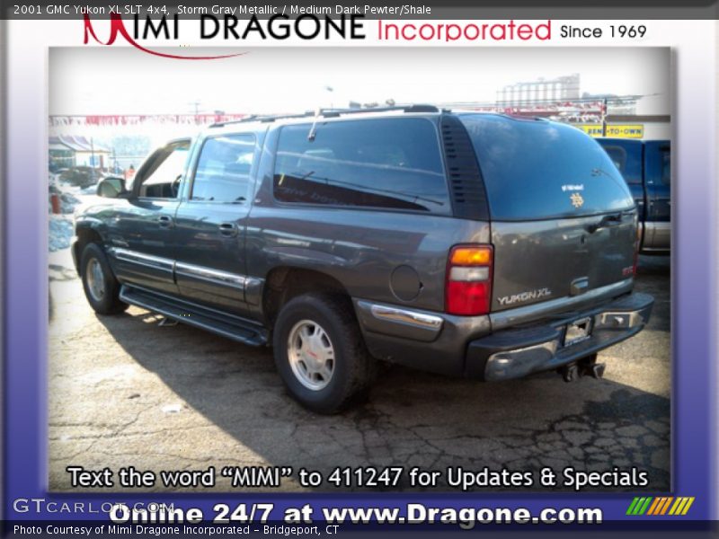 Storm Gray Metallic / Medium Dark Pewter/Shale 2001 GMC Yukon XL SLT 4x4