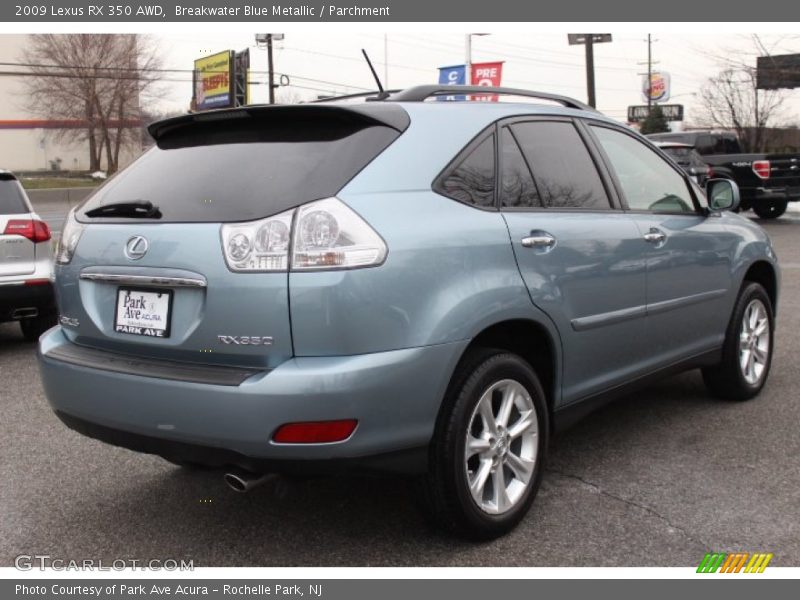 Breakwater Blue Metallic / Parchment 2009 Lexus RX 350 AWD