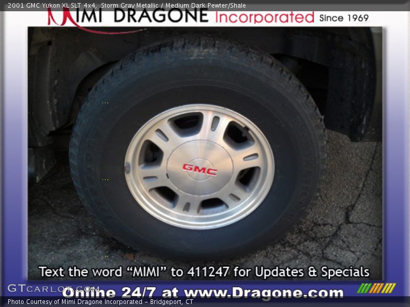 Storm Gray Metallic / Medium Dark Pewter/Shale 2001 GMC Yukon XL SLT 4x4