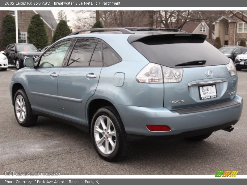 Breakwater Blue Metallic / Parchment 2009 Lexus RX 350 AWD