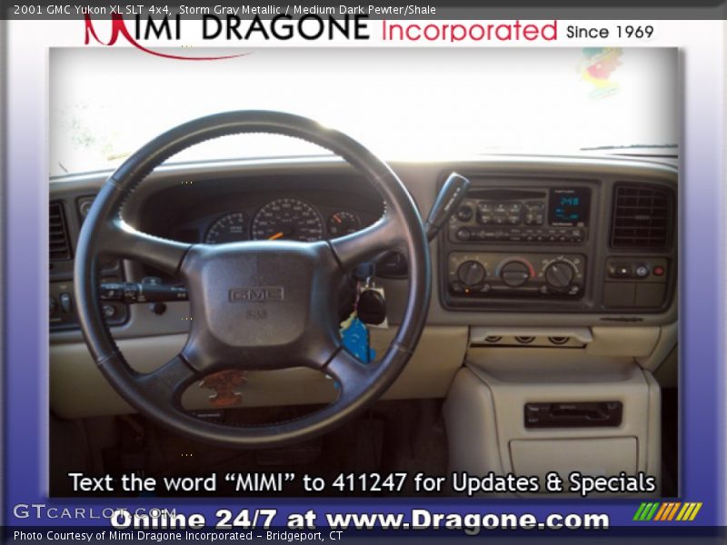 Storm Gray Metallic / Medium Dark Pewter/Shale 2001 GMC Yukon XL SLT 4x4