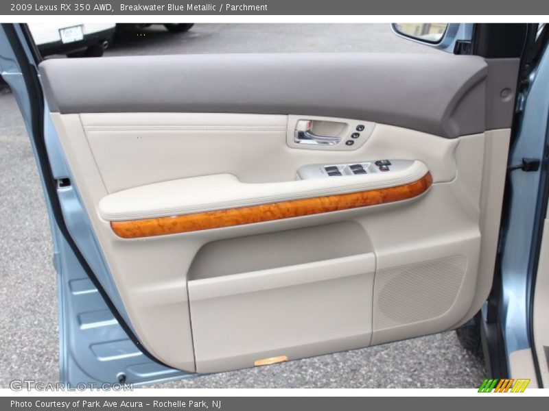 Breakwater Blue Metallic / Parchment 2009 Lexus RX 350 AWD