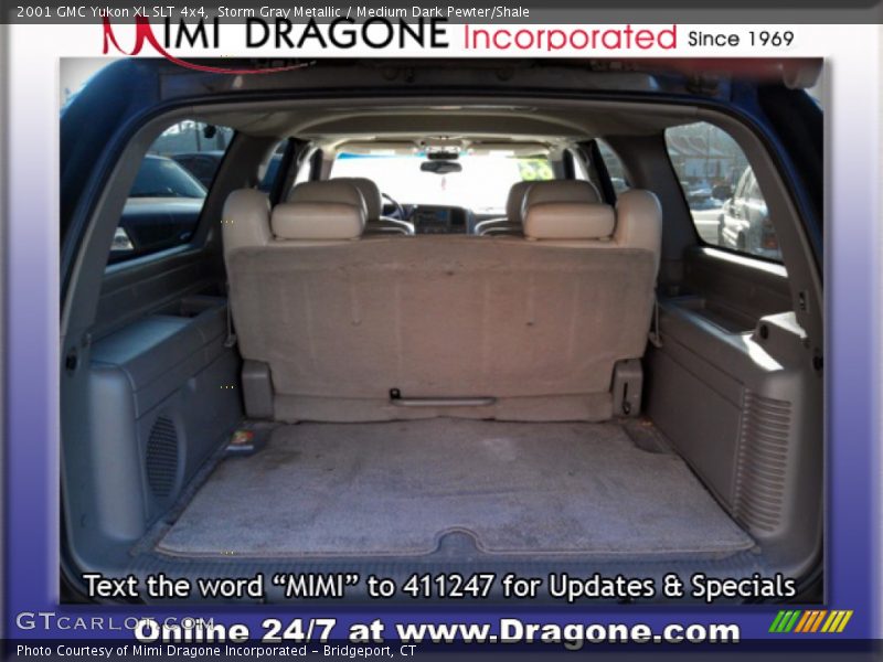 Storm Gray Metallic / Medium Dark Pewter/Shale 2001 GMC Yukon XL SLT 4x4