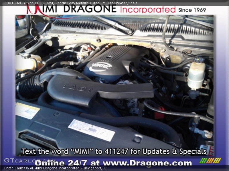 Storm Gray Metallic / Medium Dark Pewter/Shale 2001 GMC Yukon XL SLT 4x4