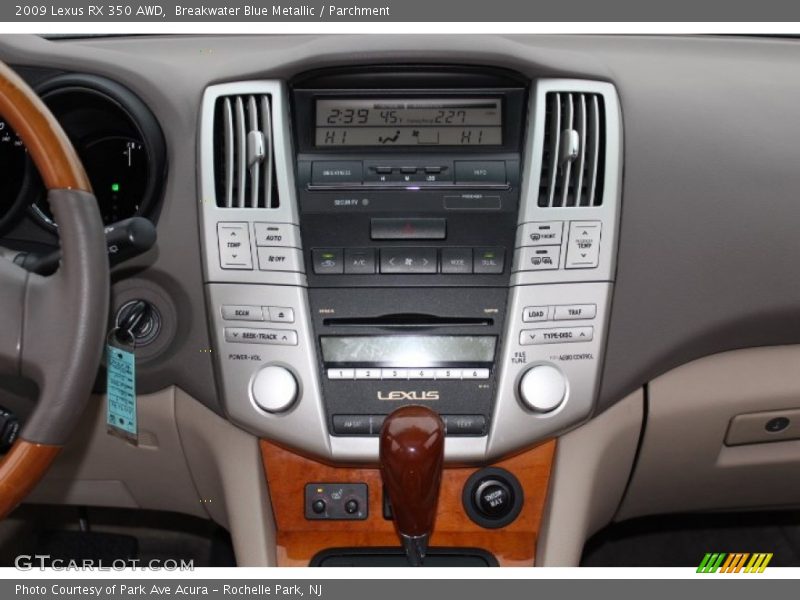 Breakwater Blue Metallic / Parchment 2009 Lexus RX 350 AWD