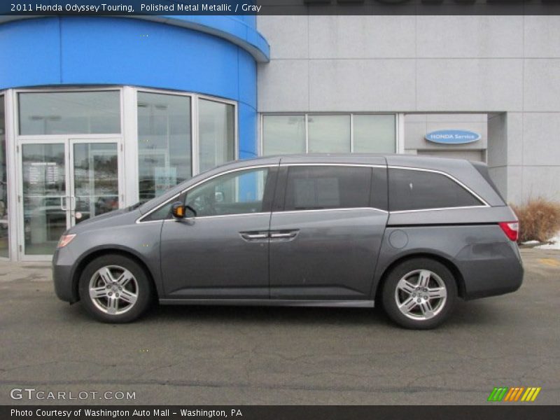 Polished Metal Metallic / Gray 2011 Honda Odyssey Touring