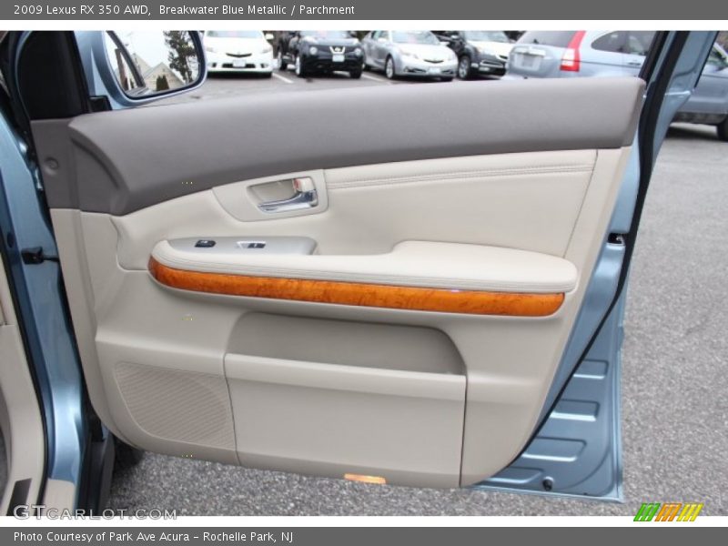Breakwater Blue Metallic / Parchment 2009 Lexus RX 350 AWD