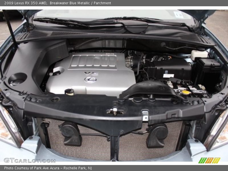 Breakwater Blue Metallic / Parchment 2009 Lexus RX 350 AWD