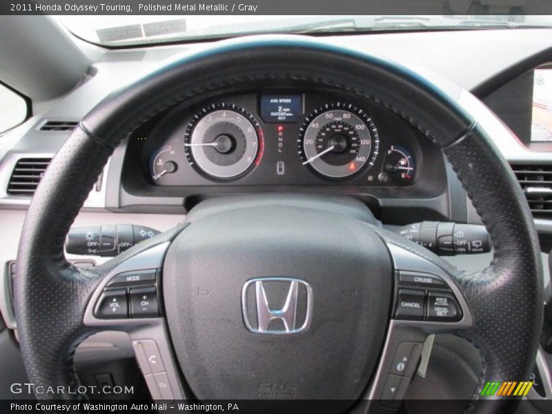 Polished Metal Metallic / Gray 2011 Honda Odyssey Touring