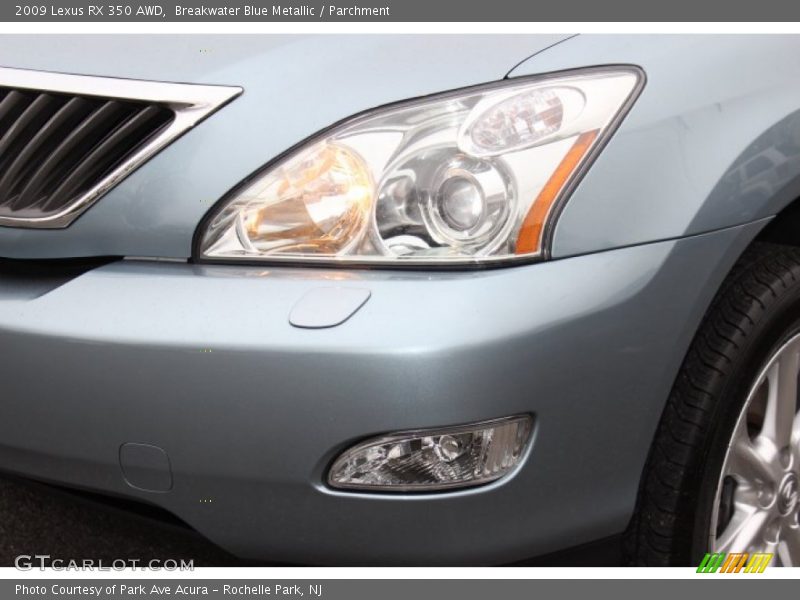 Breakwater Blue Metallic / Parchment 2009 Lexus RX 350 AWD