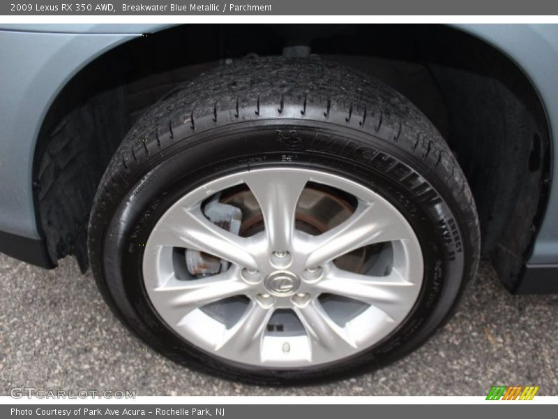 Breakwater Blue Metallic / Parchment 2009 Lexus RX 350 AWD