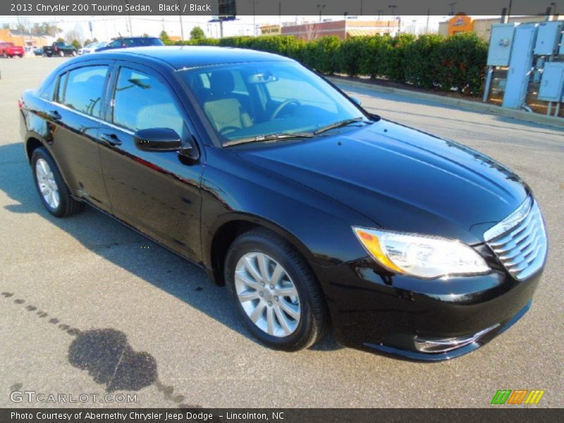 Black / Black 2013 Chrysler 200 Touring Sedan