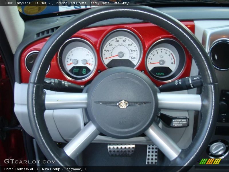 Inferno Red Crystal Pearl / Pastel Slate Gray 2006 Chrysler PT Cruiser GT