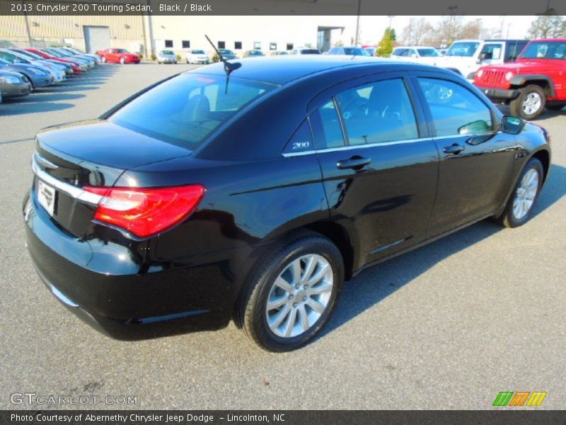 Black / Black 2013 Chrysler 200 Touring Sedan