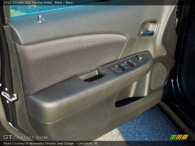 Black / Black 2013 Chrysler 200 Touring Sedan