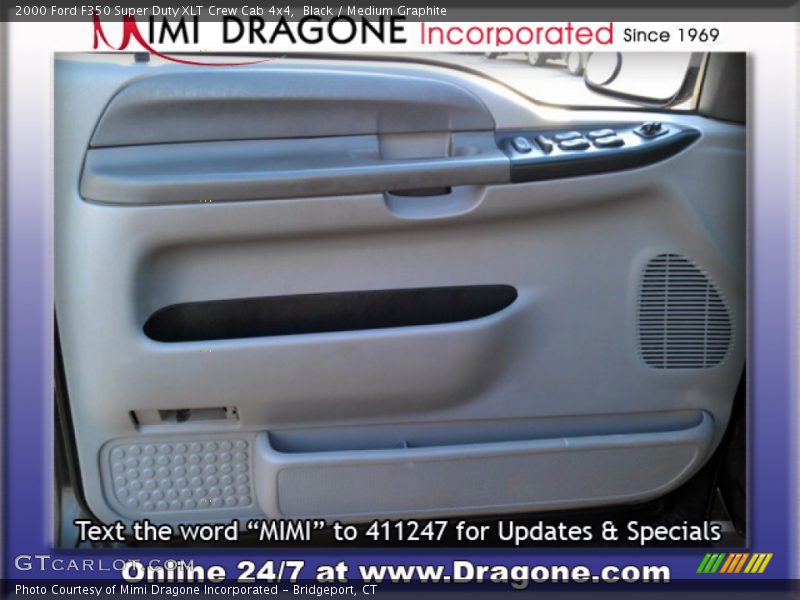 Black / Medium Graphite 2000 Ford F350 Super Duty XLT Crew Cab 4x4