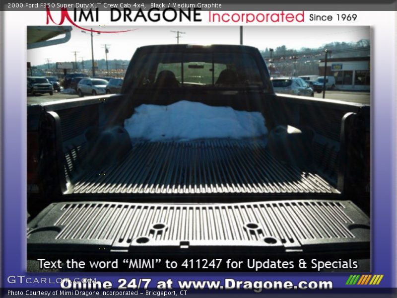 Black / Medium Graphite 2000 Ford F350 Super Duty XLT Crew Cab 4x4