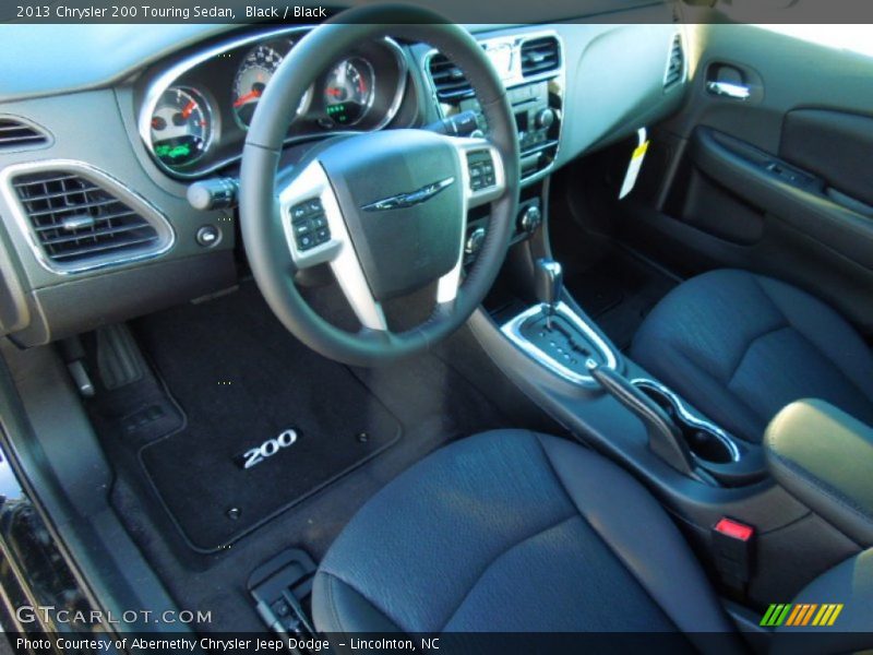 Black / Black 2013 Chrysler 200 Touring Sedan