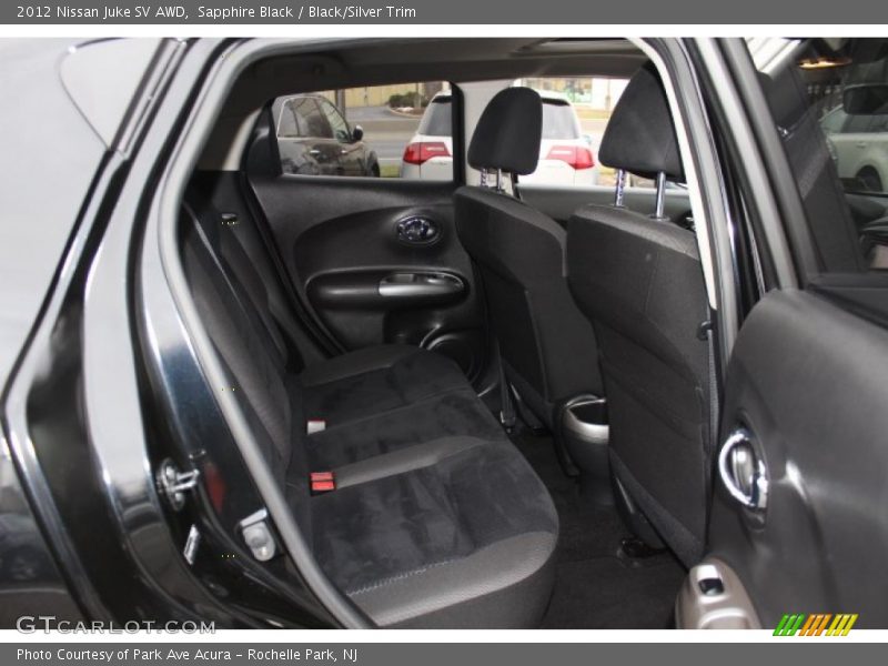 Sapphire Black / Black/Silver Trim 2012 Nissan Juke SV AWD