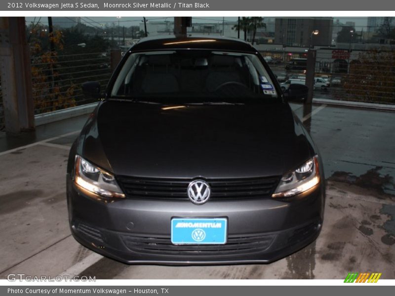 Moonrock Silver Metallic / Titan Black 2012 Volkswagen Jetta S Sedan