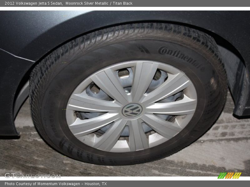 Moonrock Silver Metallic / Titan Black 2012 Volkswagen Jetta S Sedan