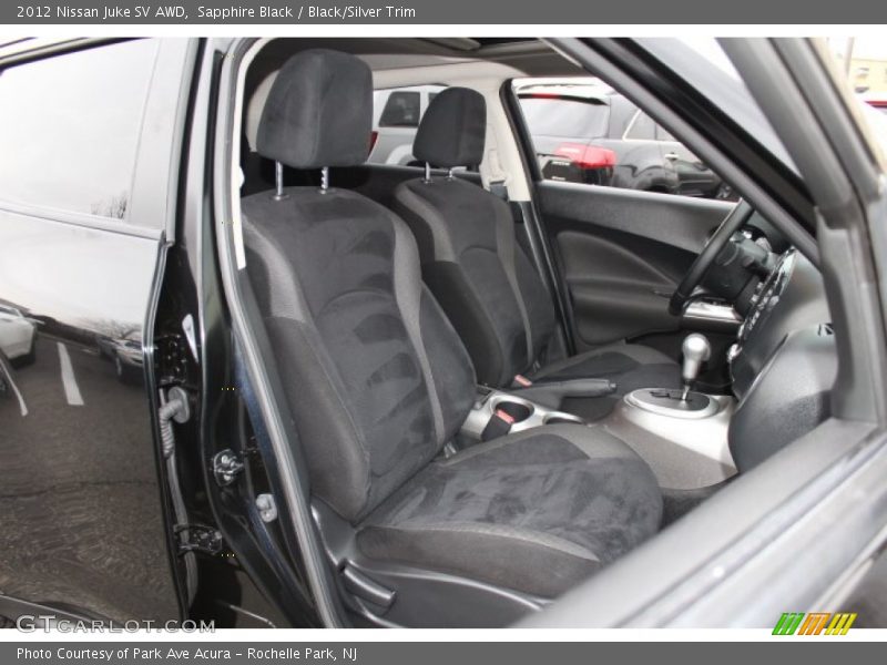 Sapphire Black / Black/Silver Trim 2012 Nissan Juke SV AWD