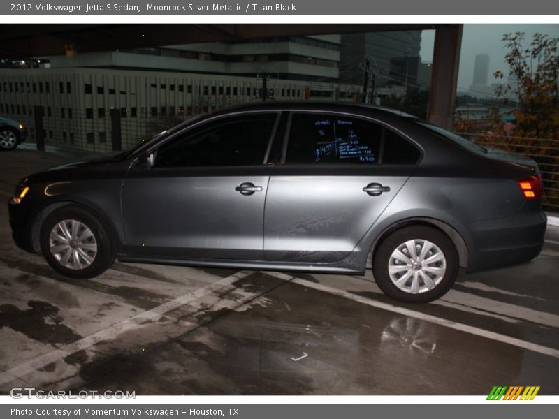 Moonrock Silver Metallic / Titan Black 2012 Volkswagen Jetta S Sedan