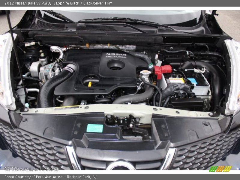 Sapphire Black / Black/Silver Trim 2012 Nissan Juke SV AWD