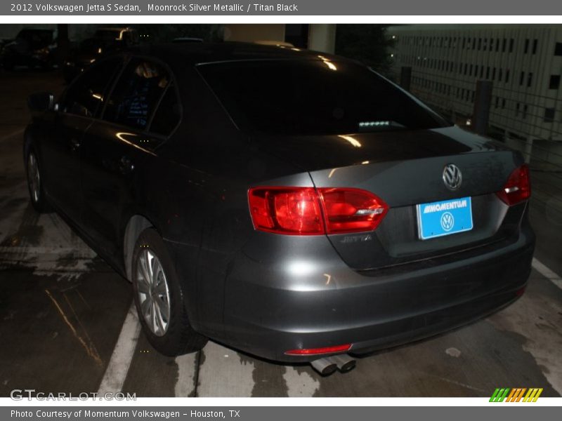 Moonrock Silver Metallic / Titan Black 2012 Volkswagen Jetta S Sedan