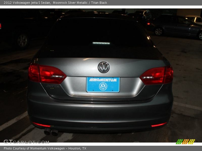Moonrock Silver Metallic / Titan Black 2012 Volkswagen Jetta S Sedan