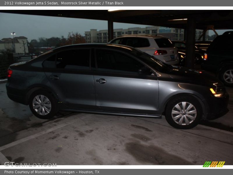Moonrock Silver Metallic / Titan Black 2012 Volkswagen Jetta S Sedan