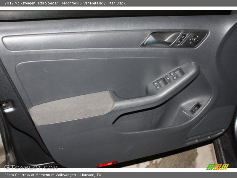 Moonrock Silver Metallic / Titan Black 2012 Volkswagen Jetta S Sedan