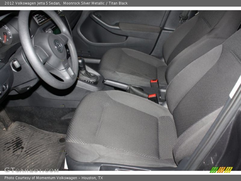 Moonrock Silver Metallic / Titan Black 2012 Volkswagen Jetta S Sedan