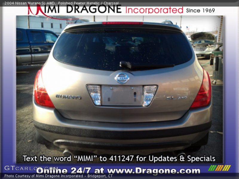 Polished Pewter Metallic / Charcoal 2004 Nissan Murano SL AWD