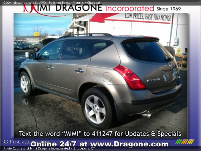 Polished Pewter Metallic / Charcoal 2004 Nissan Murano SL AWD