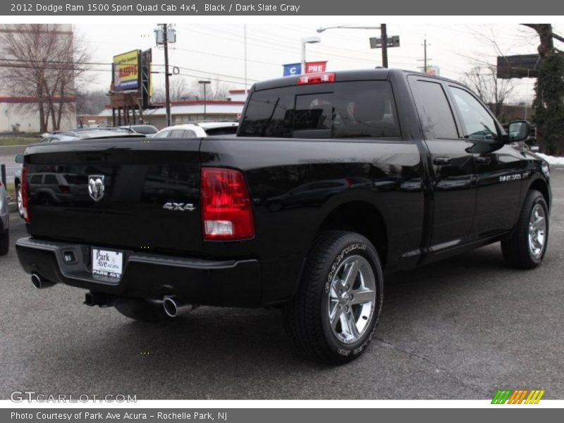 Black / Dark Slate Gray 2012 Dodge Ram 1500 Sport Quad Cab 4x4