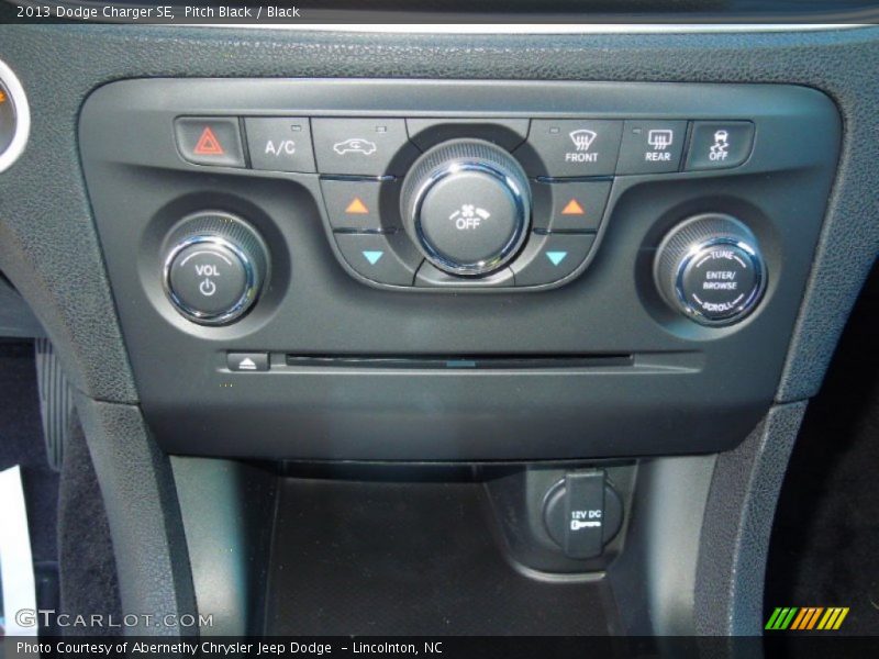 Pitch Black / Black 2013 Dodge Charger SE