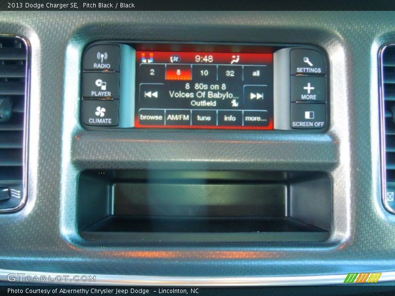 Pitch Black / Black 2013 Dodge Charger SE