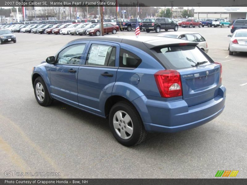 Marine Blue Pearl / Pastel Slate Gray 2007 Dodge Caliber SE