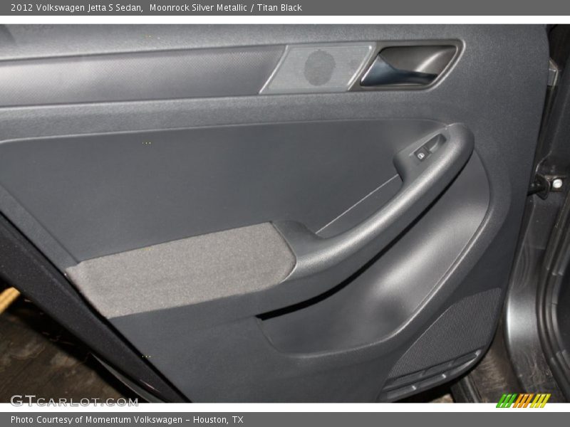 Moonrock Silver Metallic / Titan Black 2012 Volkswagen Jetta S Sedan